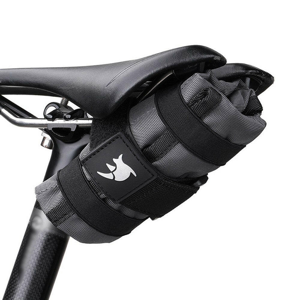 Rhinowalk Bicycle Tool Storage Bag Folding Portable Tool Bags Foldable Bag Bike Saddle Bag-WAYBIKER