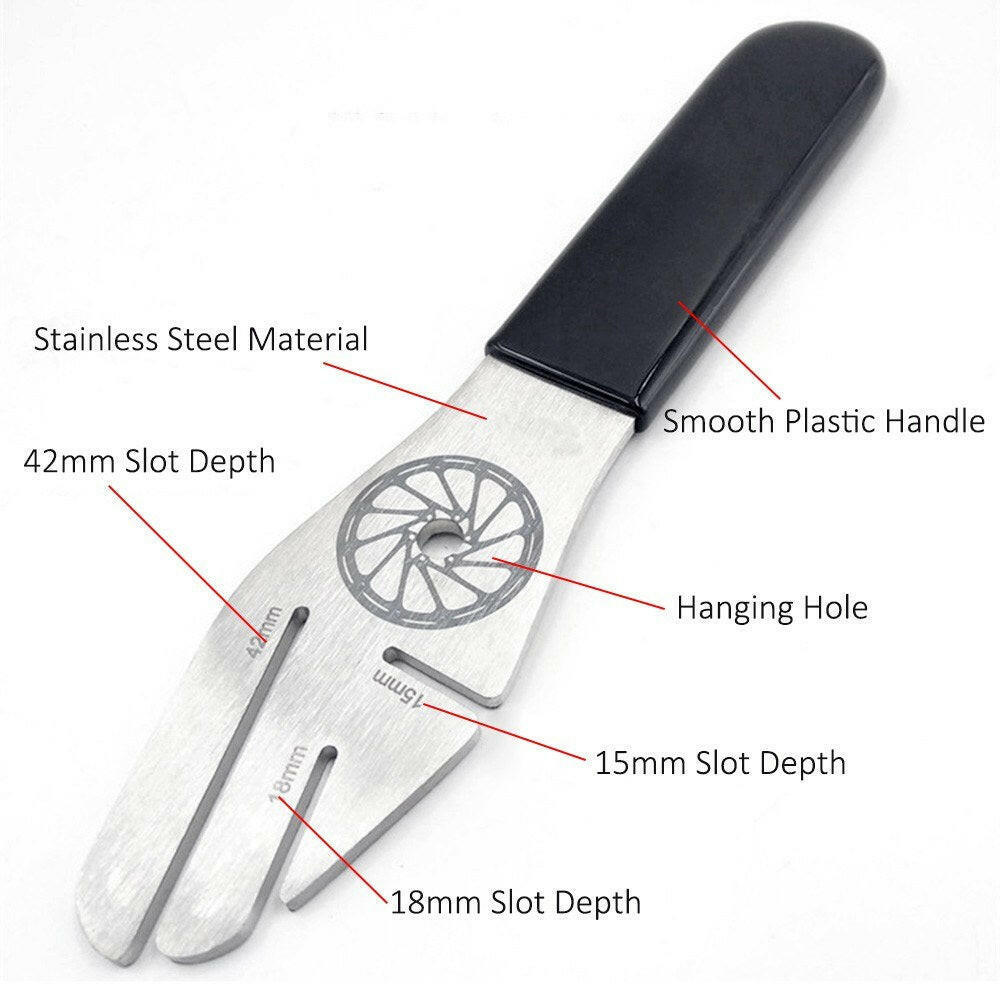 Bike Disc Brake Rotor Wrench Bicycle Disc Brake Adjustment Cycling Alignment Truing Tool