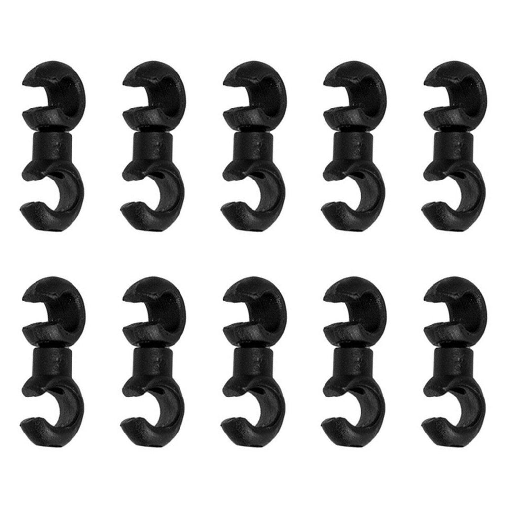 10Pcs Bicycle Cable Clips Rotating Hooks MTB Bike Derailleur Shift Cable Brake Cable Housing Fixing Holder Organizer-WAYBIKER