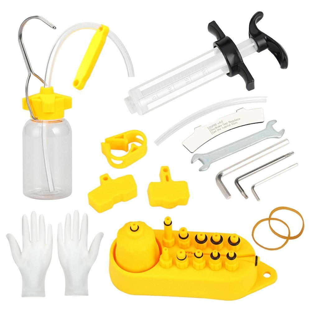 Mountain Bicycle Hydraulic Disc Brake Mineral Oil Bleed Kit Bike Brake Repair Maintenance Tools-WAYBIKER