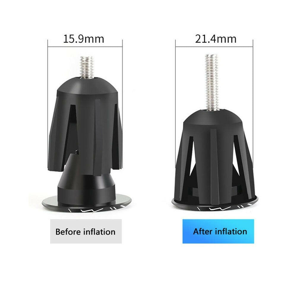 1 Pair Bicycle Grips Plugs Handle Bar Aluminium Alloy Handle Plug Road Bike Bar End Plugs Expansion Screw Plug-WAYBIKER