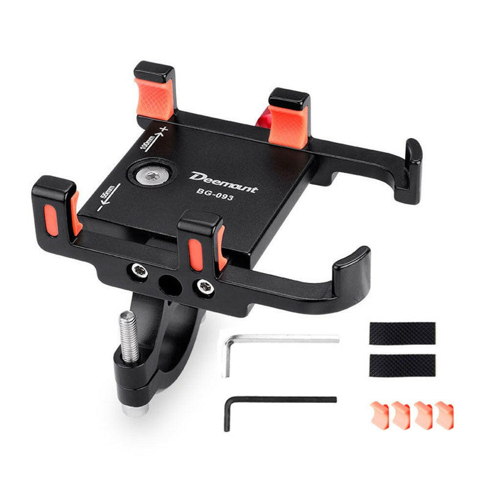 DEEMOUNT Aluminum Alloy Bike Phone Holder Bracket Phone Mount 360¡ã Rotation for Bike Motorcycle Handlebar-WAYBIKER