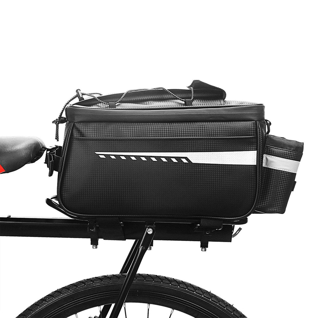 Waterproof Insulated Trunk Cooler Bag Cycling Bicycle Rear Rack Seat Bag Luggage Storage Bag MTB Bike Pannier Bag Shoulder Bag