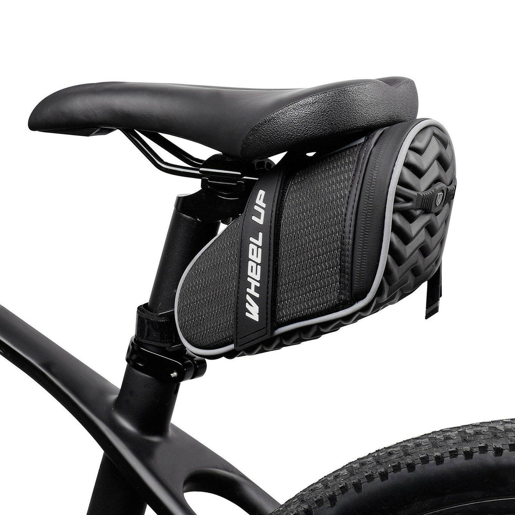 Bike Saddle Bag Waterproof Bicycle Bag Pouch Under Seat Pack with Reflective Strip for Mountain Bike-WAYBIKER