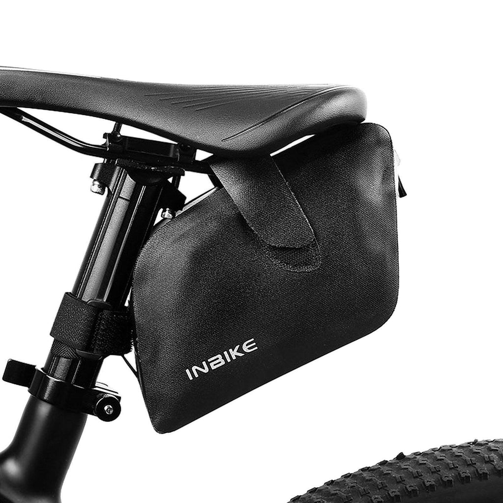 Waterproof Bicycle Saddle Bag Reflective Bike Seat Bag Solid Cycling Rear Seat Post Bag Tail Rear Bag MTB Road Bike Bag Bicycle Storage Bag-WAYBIKER