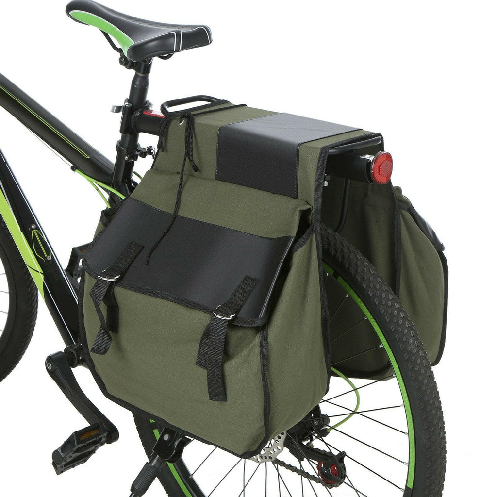 Bike Rear Seat Bag Bicycle Trunk Bag Cycling Rear Rack Double Pannier Bag