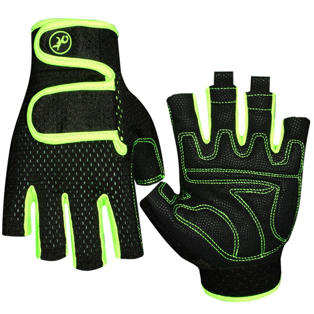 Sailing Gloves 3/4 Short Finger Cycling Mountain Bike Bicycle Gloves for Men and Women Fishing Kayaking Paddling Sailing Workout Gloves-WAYBIKER