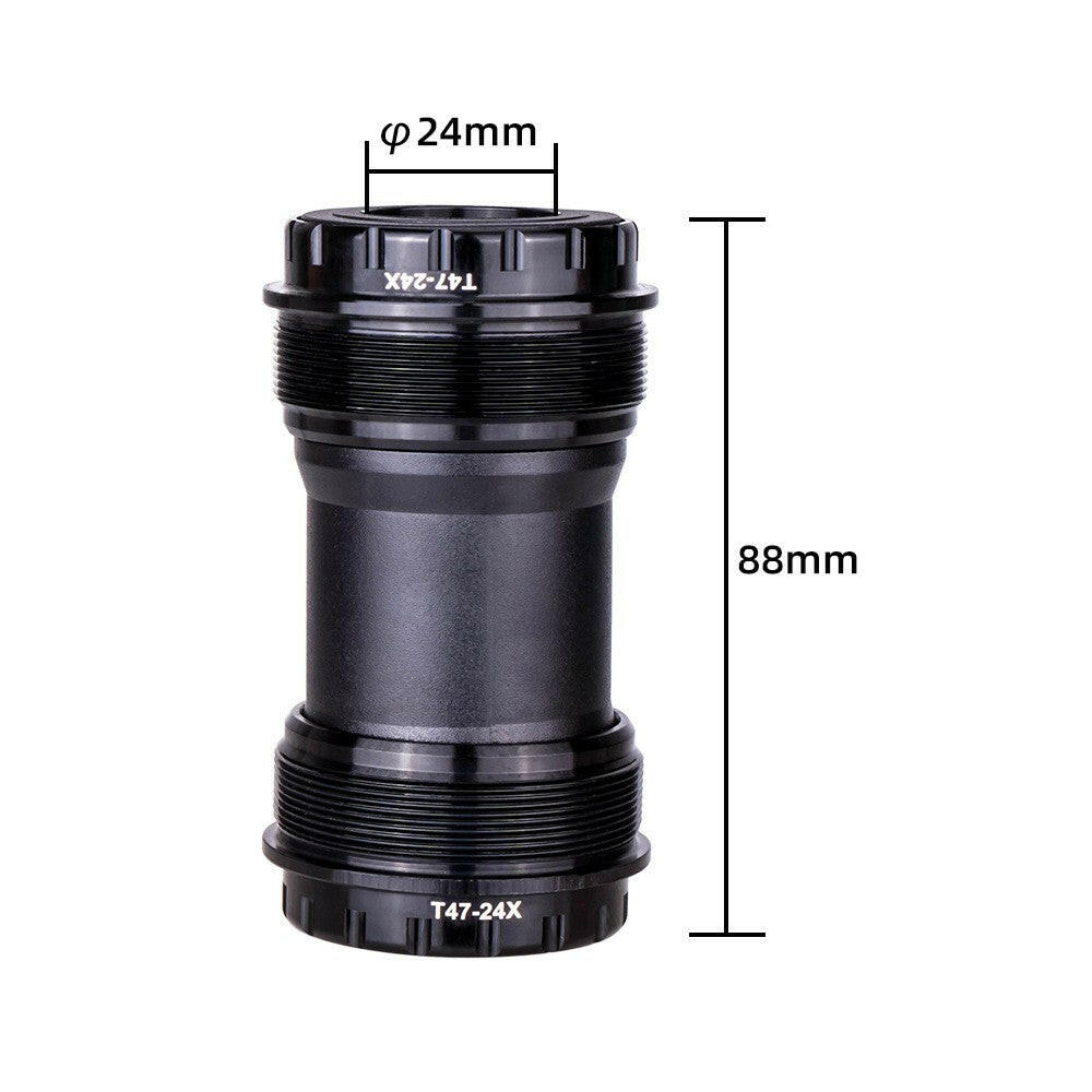 ZTTO T47 Threaded Bearing Bottom Bracket 68/73mm with 24mm Inner Diameter for Mountain Bike Road Bike-WAYBIKER