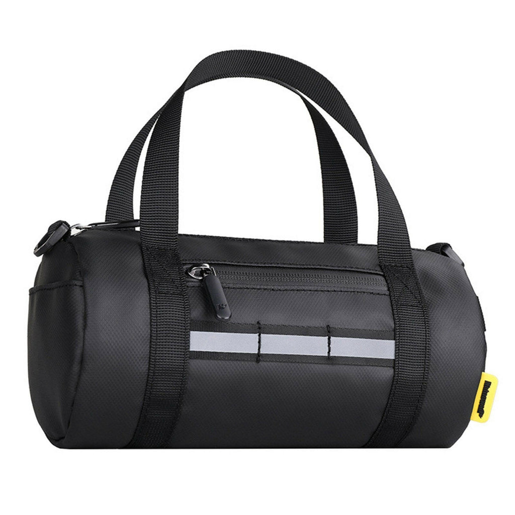 Bike Handlebar Bag Multifunction Handlebar Pouch Water Resistant Front Frame Bag with Detachable Shoulder Strap-WAYBIKER