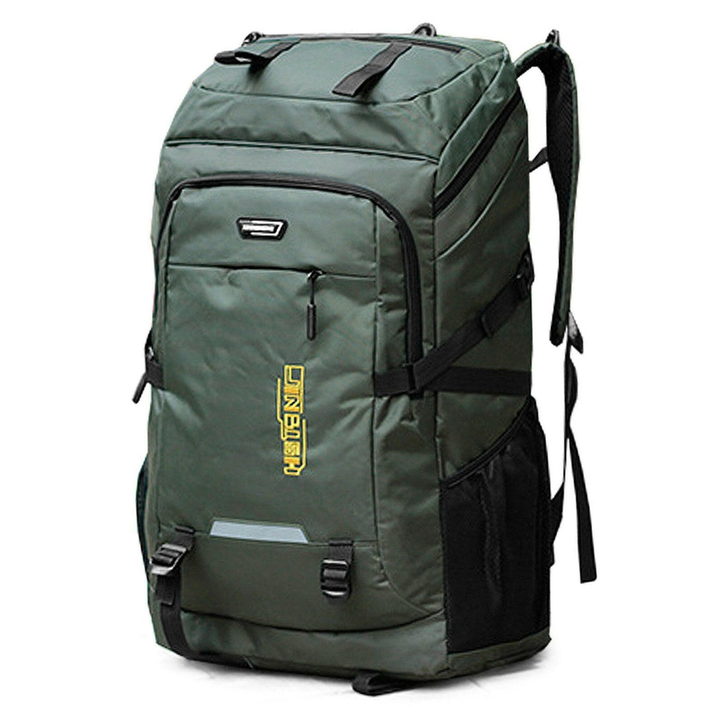 80L Mountaineering Backpack Waterproof Outdoor Running Bag Bicycle Bag Large Capacity Riding Bag Breathable Jogging Travel Daypack Bag for Riding Running Hiking Camping-WAYBIKER