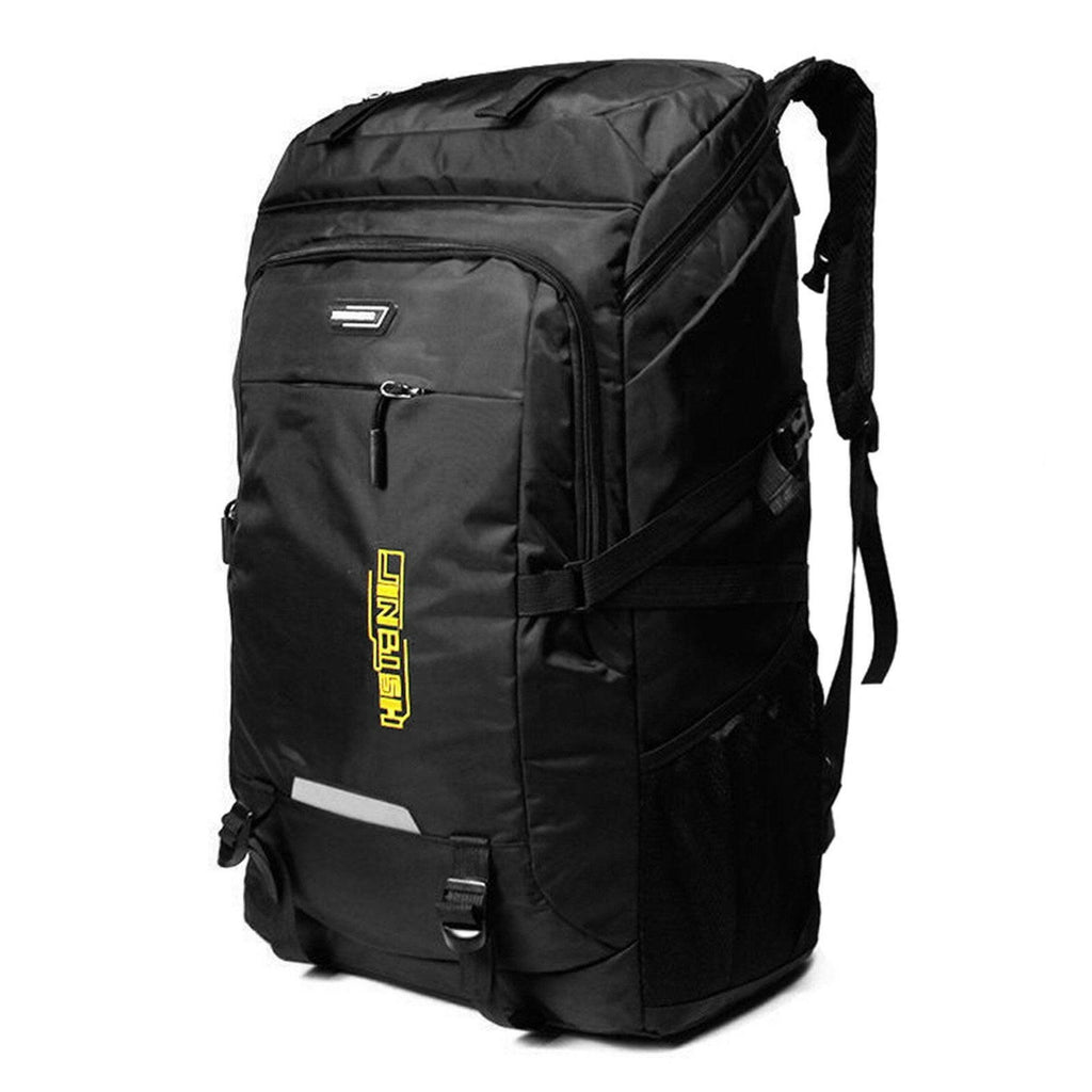 80L Mountaineering Backpack Waterproof Outdoor Running Bag Bicycle Bag Large Capacity Riding Bag Breathable Jogging Travel Daypack Bag for Riding Running Hiking Camping-WAYBIKER