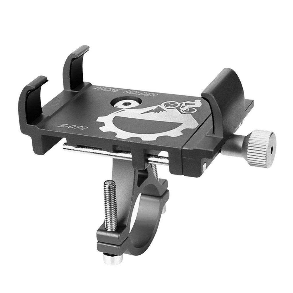 Bicycle Mobile Phone Mount Aluminium Motorcycle Scooter Handlebar Phone Holder for 3.0 - 6.8 inches Smartphone Mount Bracket-WAYBIKER