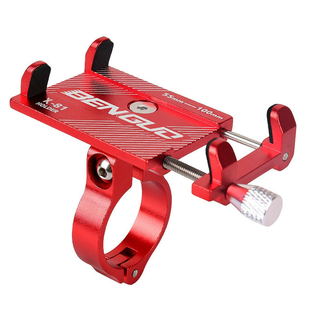 Bicycle Mobile Phone Mount Aluminium Motorcycle Scooter Handlebar Phone Holder for 3.0 - 6.8 inches Smartphone Mount Bracket-WAYBIKER