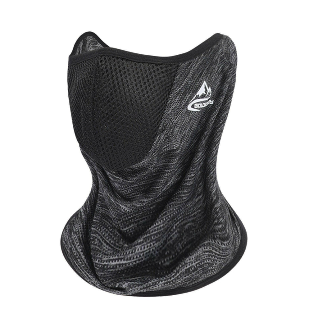 Cycling Neck Gaiter Face Mask Breathable Mesh Holes Sun UV Protection Mouth Cover
