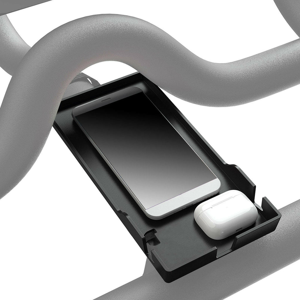 Mobile Phone Holder Replacement for Peloton Bike Tablet PC  Cell Phone  & Earphone Case Mount Tray with Charging Slot-WAYBIKER