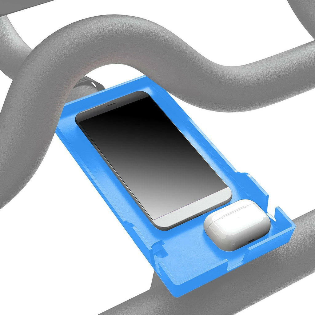 Mobile Phone Holder Replacement for Peloton Bike Tablet PC  Cell Phone  & Earphone Case Mount Tray with Charging Slot-WAYBIKER