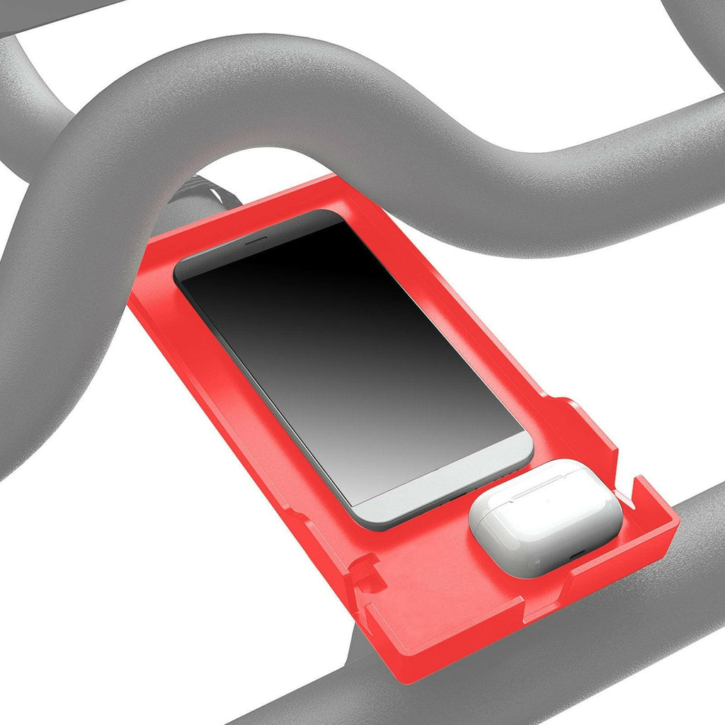 Mobile Phone Holder Replacement for Peloton Bike Tablet PC  Cell Phone  & Earphone Case Mount Tray with Charging Slot-WAYBIKER