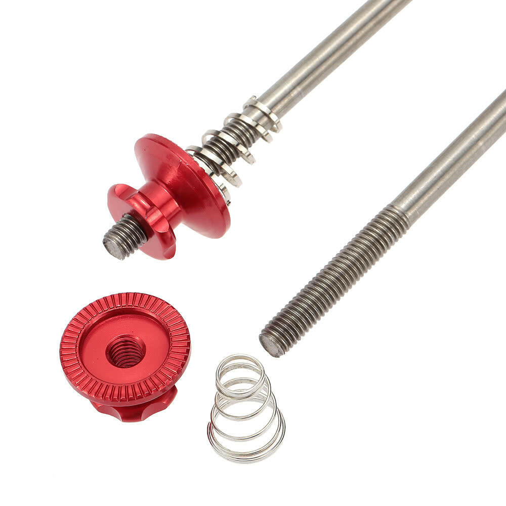 Lixada 2Pcs Ultralight Bicycle Skewers Quick Release Titanium Axle QR Hub Skewer-WAYBIKER