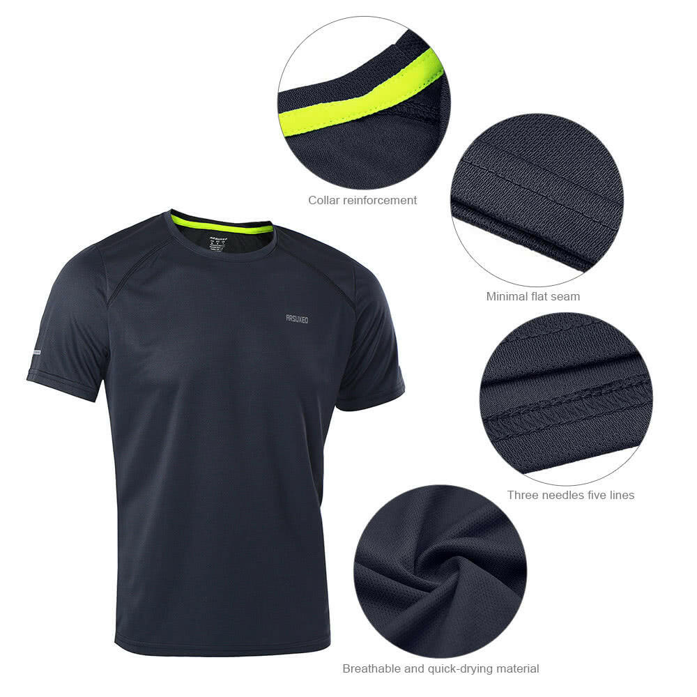 Quick-dry Running Sports Cycling T-shirts Shirts Summer-WAYBIKER