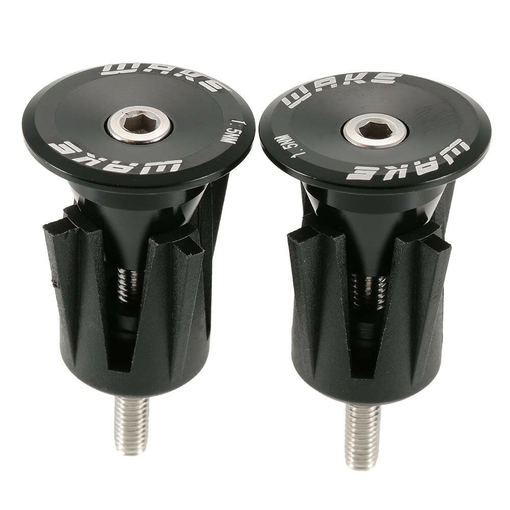 1 Pair Bicycle Bike Aluminum Handlebar Grip End Plug Handle Bar End Caps Handle Grip End Stoppers-WAYBIKER