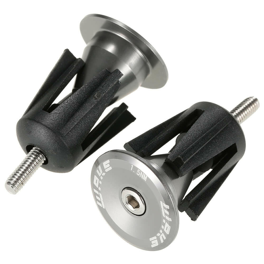 1 Pair Bicycle Bike Aluminum Handlebar Grip End Plug Handle Bar End Caps Handle Grip End Stoppers-WAYBIKER