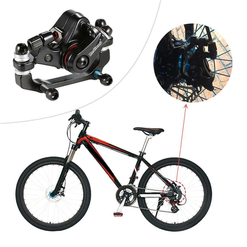 Aluminum Alloy Bike Brake Outdoor Cycling MTB Mountain Bicycle Rear Disc Brake Mechanical Caliper