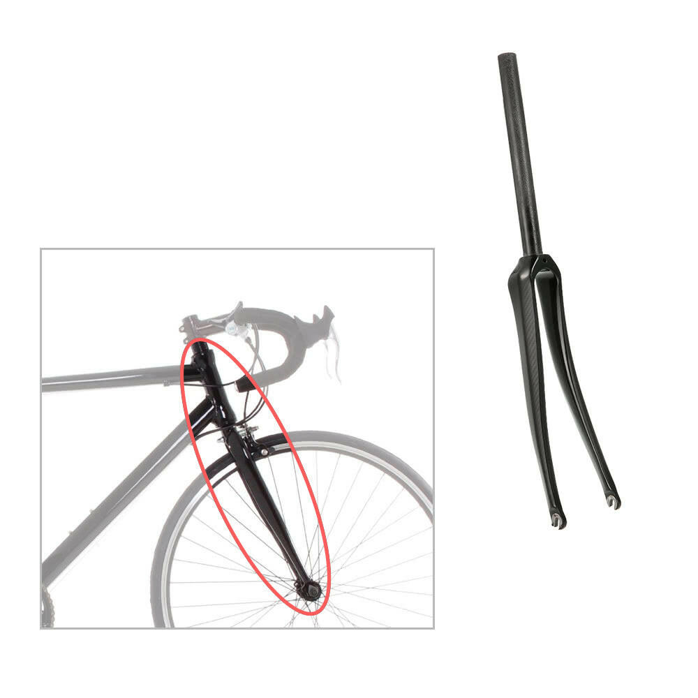 Ultralight Full Carbon Fiber Road Bicycle Fork 700C Cycling Fixed Gear Bike Fork Fixie Bike Front Fork 28.6mm