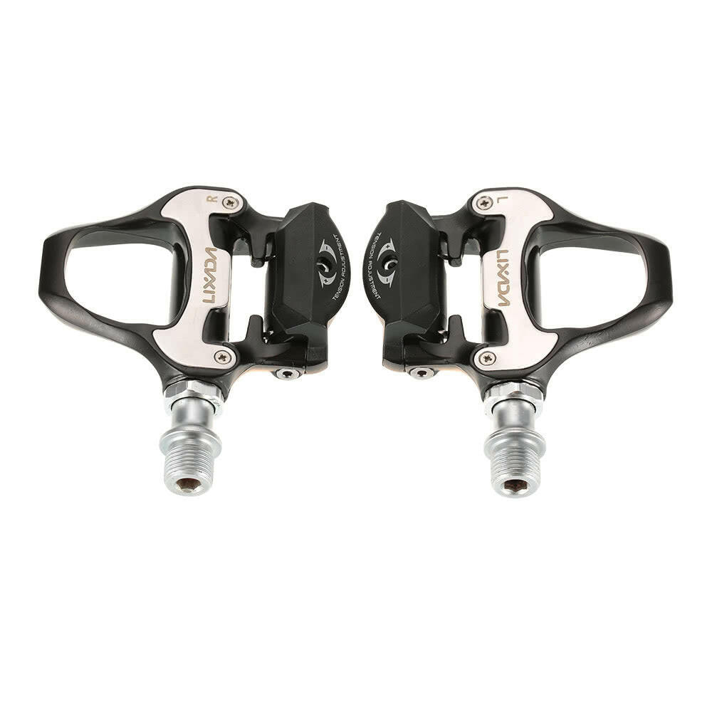 lixada pedale Lixada Road Bike Pedals SPD-SL Single-sided Clipless Bicycle 6 Degree Float  Pedals Biking Cycling Pedal Clip-in Pedals