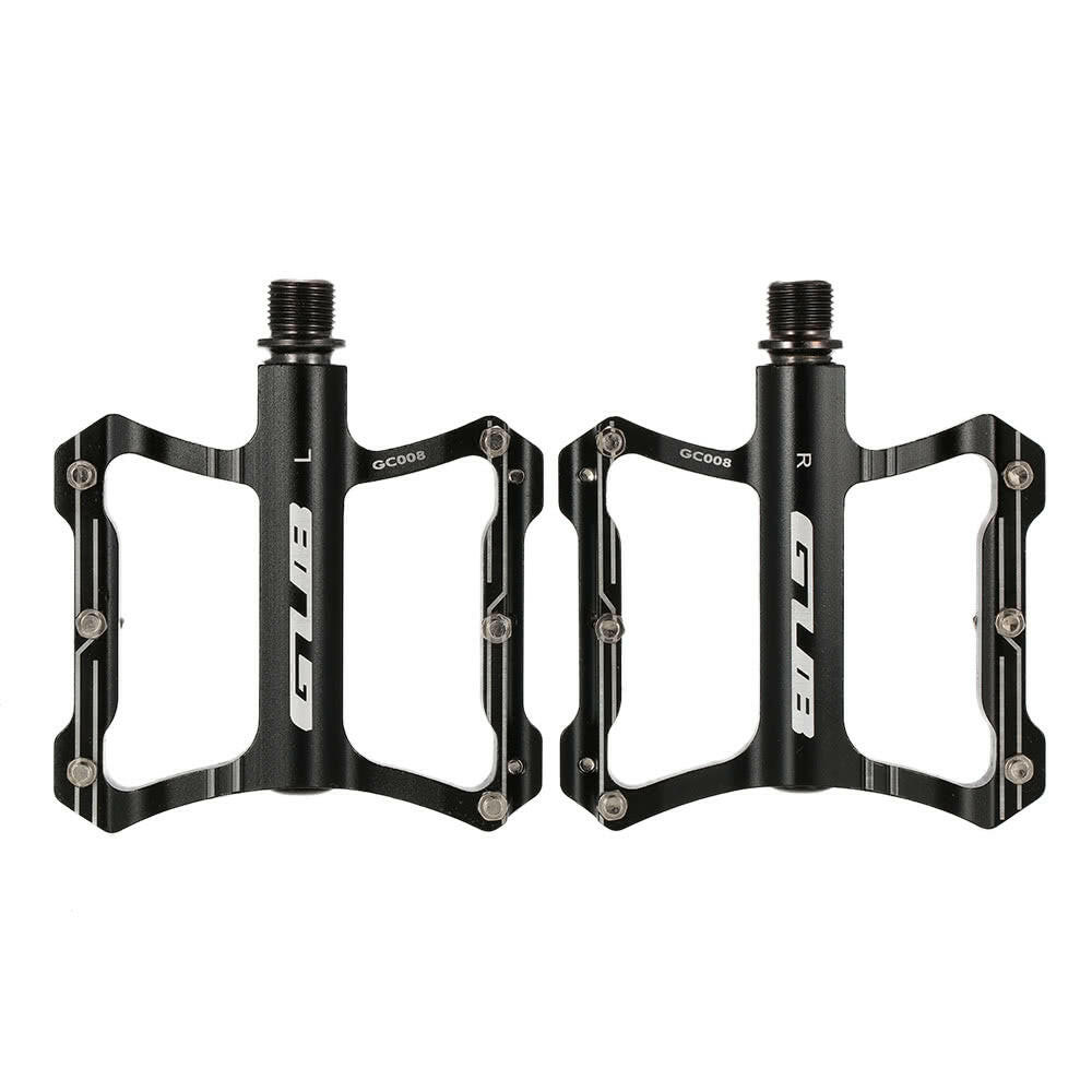GUB Aluminum Alloy Bicycle BMX Bike Cycling Flat Pedal Platform Pedals Road Bike Pedals Cycling Big Foot Contact 9/16¡± Thread Sealed Bearings
