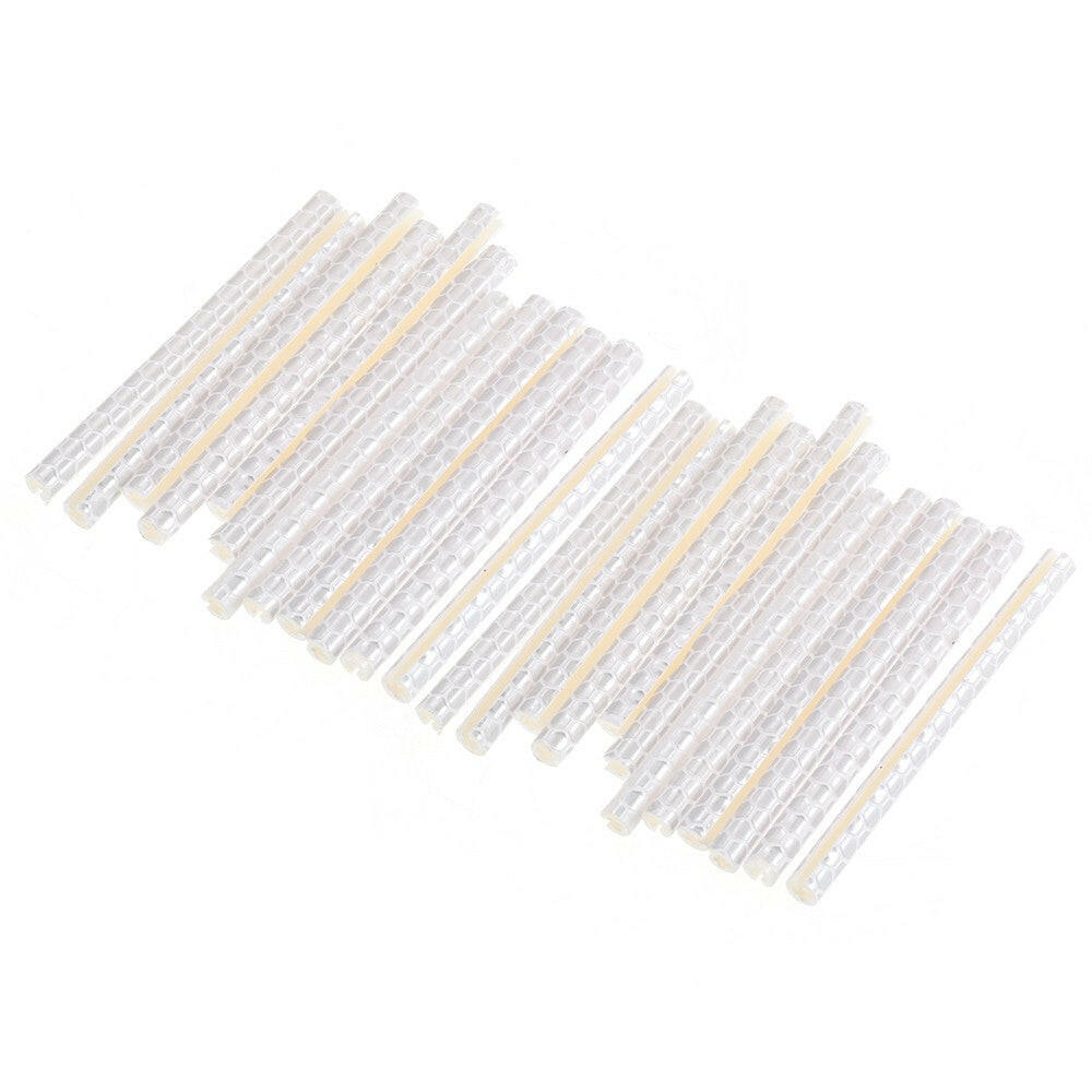 24PCS Bicycle Bike Wheel Spokes Reflective Sticks Tube Safe Cycling Spoke Reflector Safety Clip Wheel Reflective Tube Bicycle Decoration Light 75mm-WAYBIKER