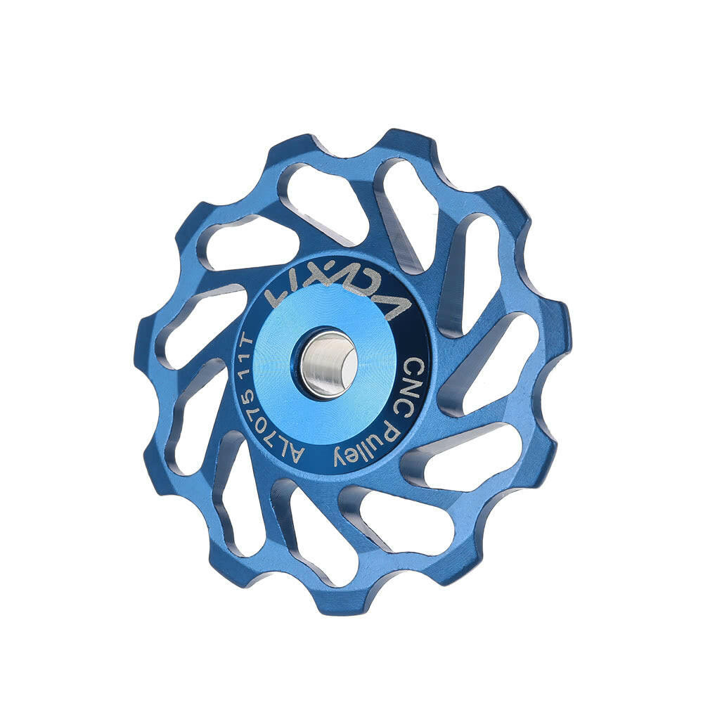 Lixada MTB Road Bike Ceramic Pulley 7075 Aluminum Alloy Rear Derailleur 11T Guide Cycling Ceramics Bearing Jockey Wheel-WAYBIKER