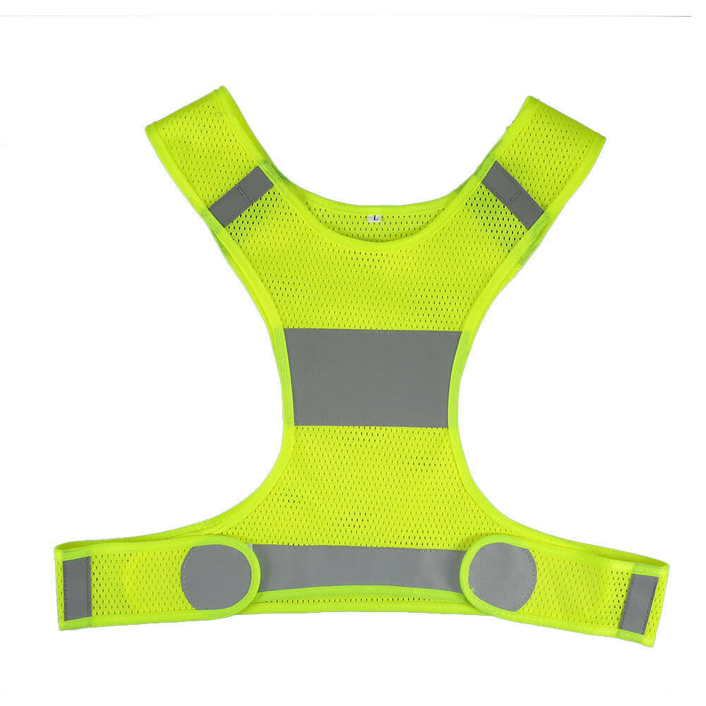 Outdoor Sports Running Reflective Vest Adjustable Lightweight Safety Gear for Women Men Jogging Cycling Walking