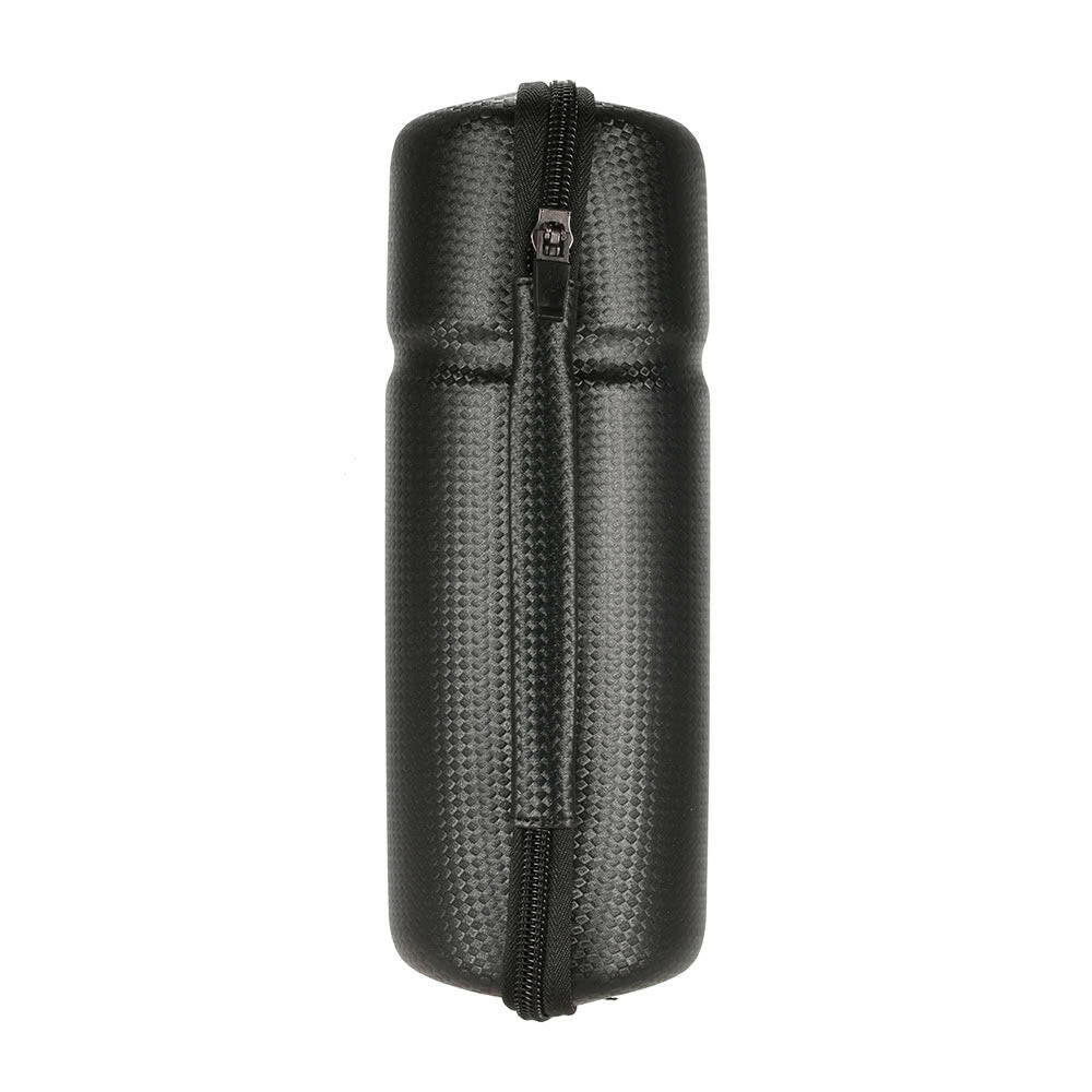 Cycling Tool Capsule Bag Water Resistant Carbon Fiber Leather Bicycle Bike Keys Glasses Repair Tool Bottle Storage Box Bag for Water Bottle Cage-WAYBIKER