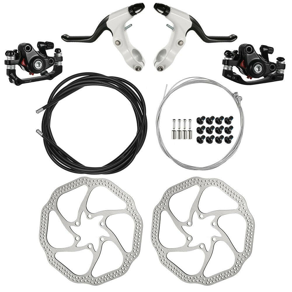 MTB Bike Disc Left Right Brake Kit Hand Brake Lever Shifter Derailleur Cable Shift Inner Wire Set-WAYBIKER