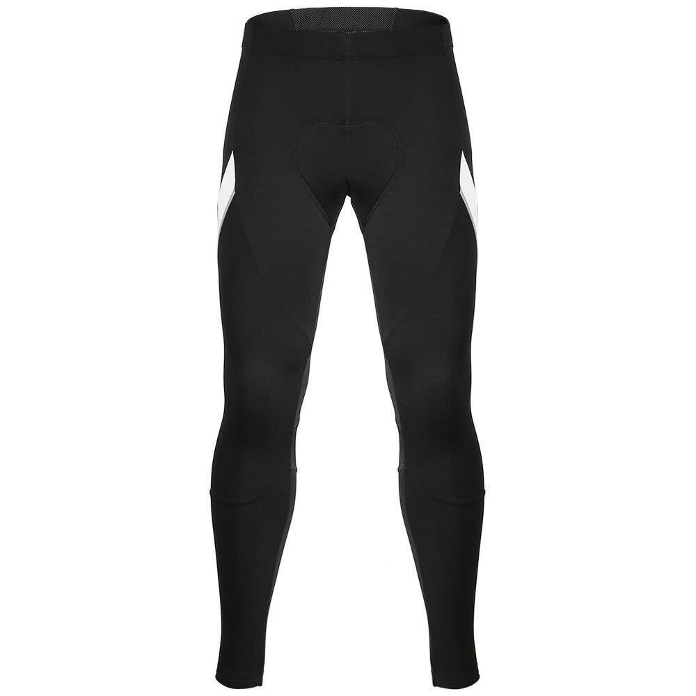Santic Men's Outdoor Cycling Pants Winter Thermal Breathable Comfortable Trousers with Padded Cushion Riding Sportswear