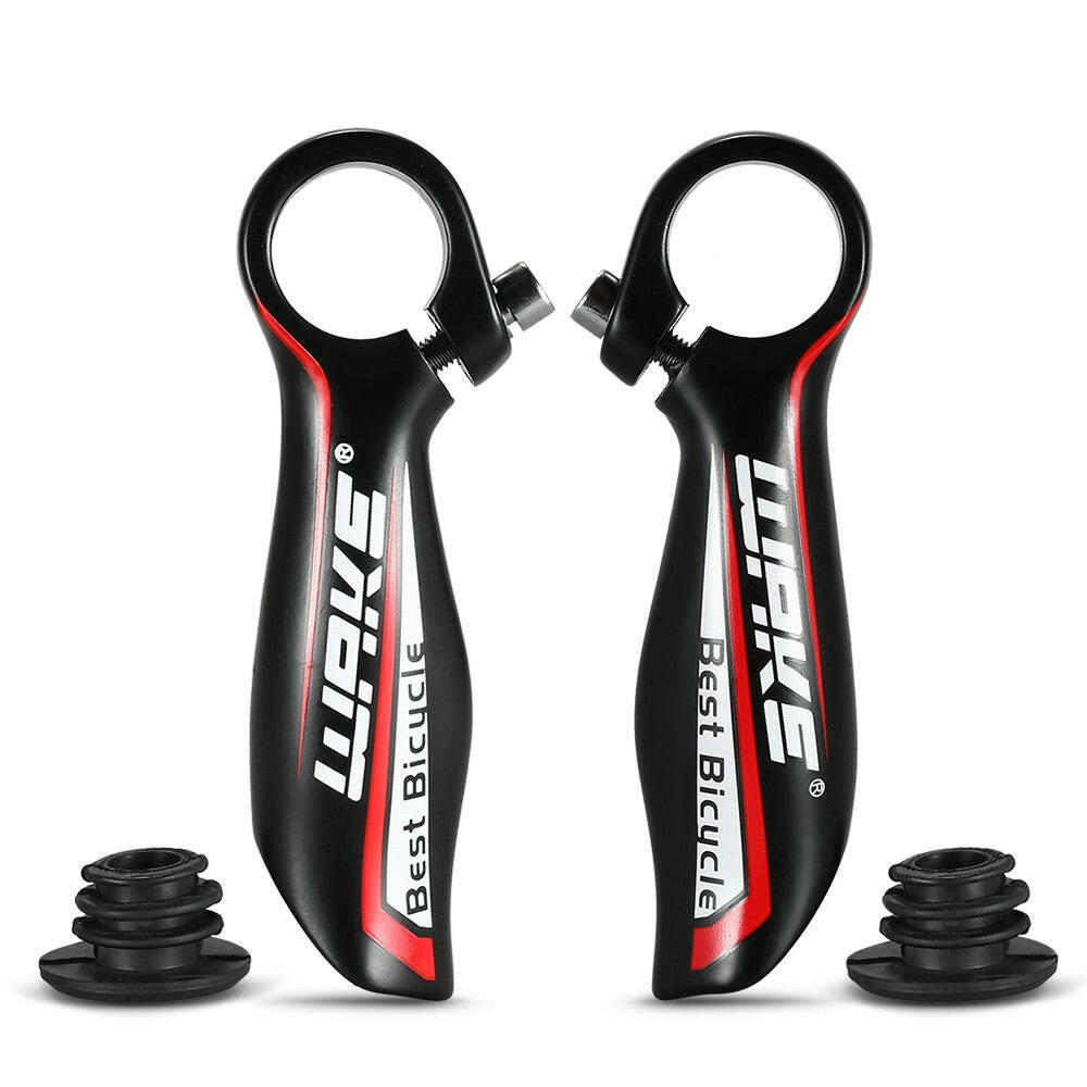 1 Pair Alumimun Alloy MTB Bar End Mountain Bike Handlebar End Bicycle Cycling Road Bike Parts 22.2MM Bike Bar End Grips-WAYBIKER