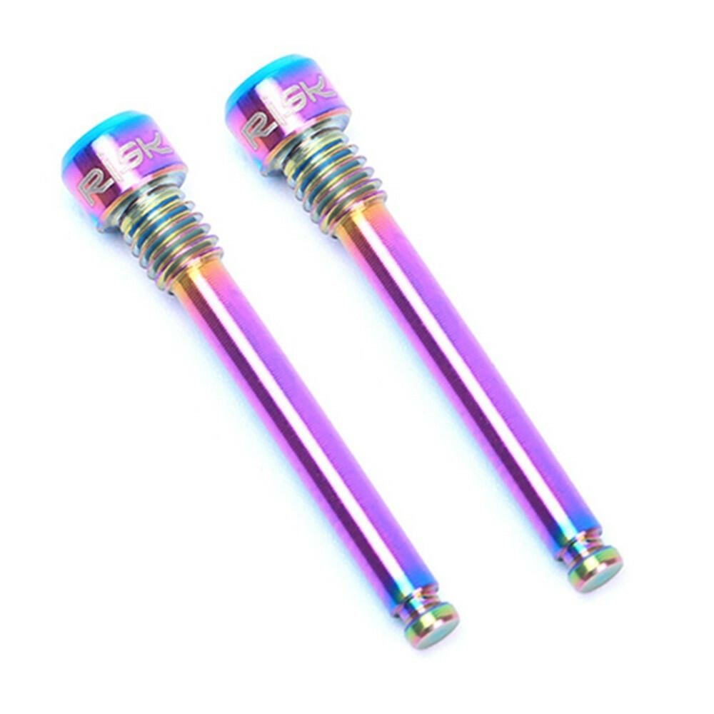 RISK 2pcs Ultralight Titanium Alloy Bicycle Hydraulic Disc Brake Bolts-WAYBIKER