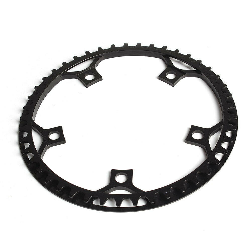 Bike Cycling Bicycle Chainring Folding Bike Chainwheel Oval Round Chain Ring BCD 130MM 5 Bolts Chainring 53T / 45T