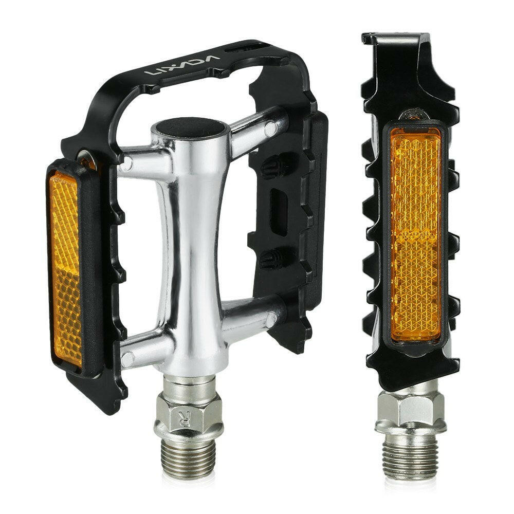 Lixada Anti-skid Bike Pedals Lightweight 9/16IN Bearing Pedals Road Bike MTB Bicycle Cycling Pedals