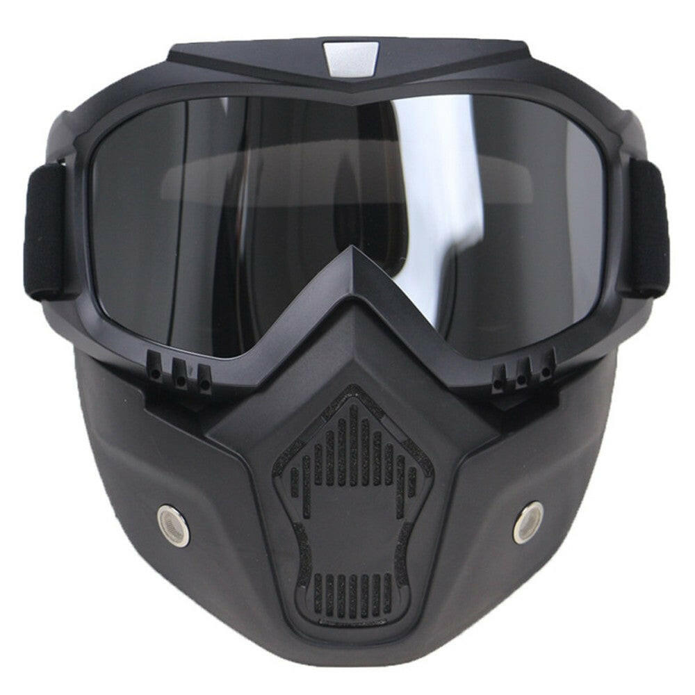 Motorcycle Helmet Glass Retro Half-helmet Mask Windproof Rode Moto Cross Helmets Mask-WAYBIKER