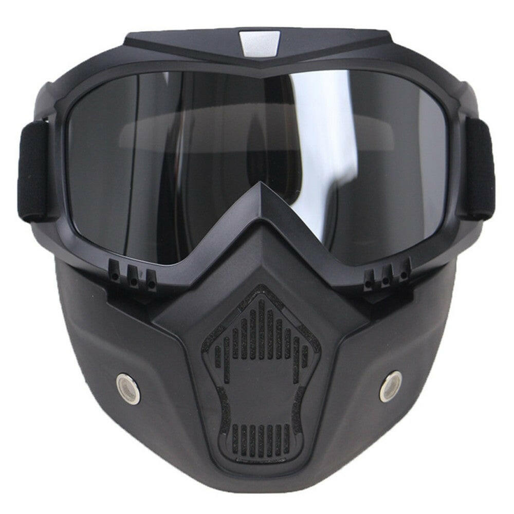 Motorcycle Helmet Glass Retro Half-helmet Mask Windproof Rode Moto Cross Helmets Mask