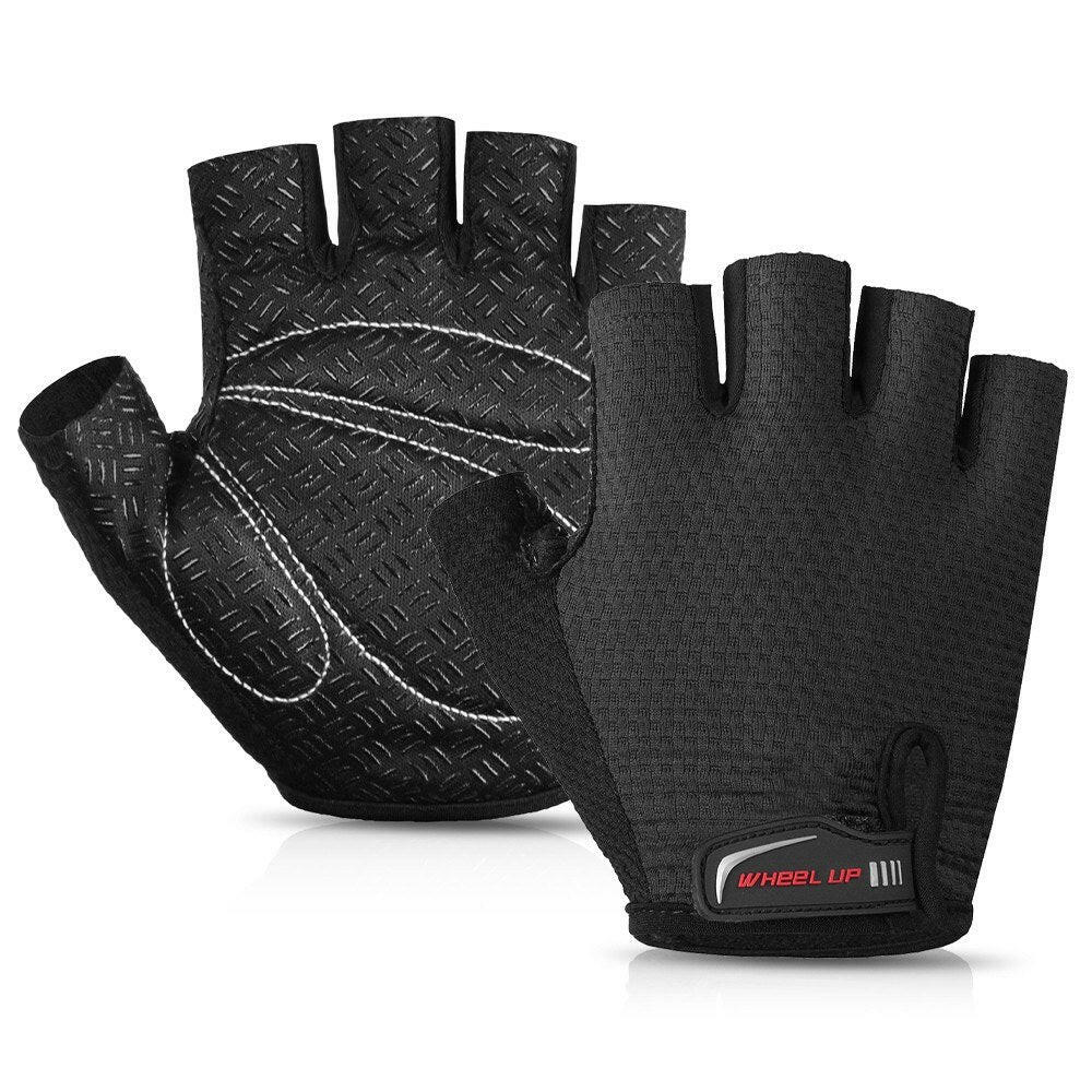1 Pair Half Finger Anti-skid Bike Gloves-WAYBIKER