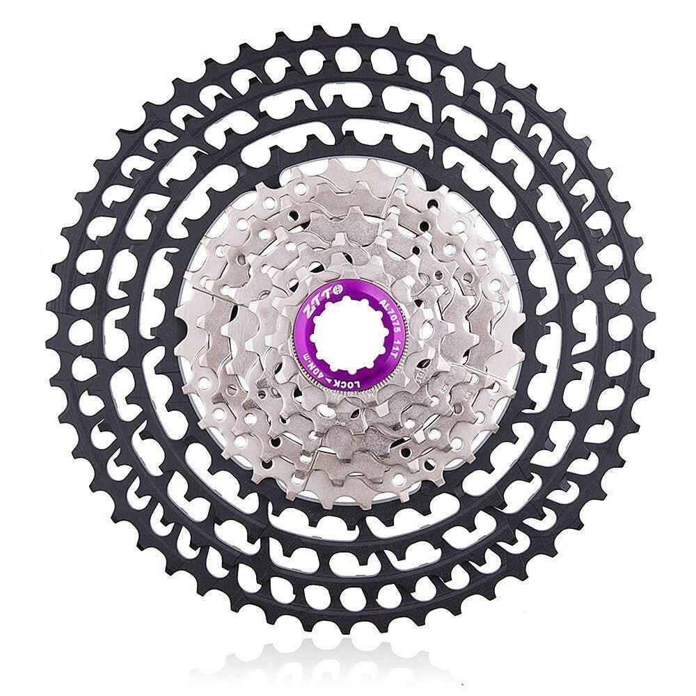 MTB 11 Speed Cassette 11-50T Wide Ratio Ultra Light 350g CNC Freewheel Mountain Bike Bicycle Parts