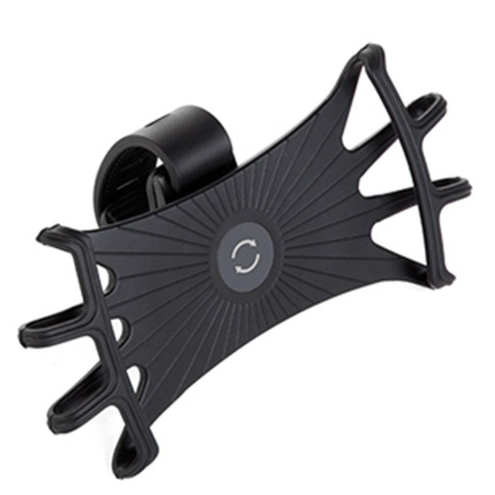 360 Degree Rotating Silicone Bike Phone Holder Universal Cycling Handlebar Motorcycle Bicycle Phone Holder Mount with Silicone Protector-WAYBIKER