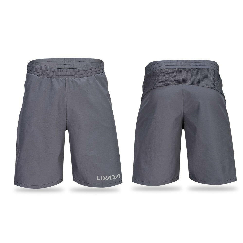 Lixada Men's Lightweight Cycling Shorts Running Gym Training Casual Sport Shorts Breathable Mesh Back-WAYBIKER
