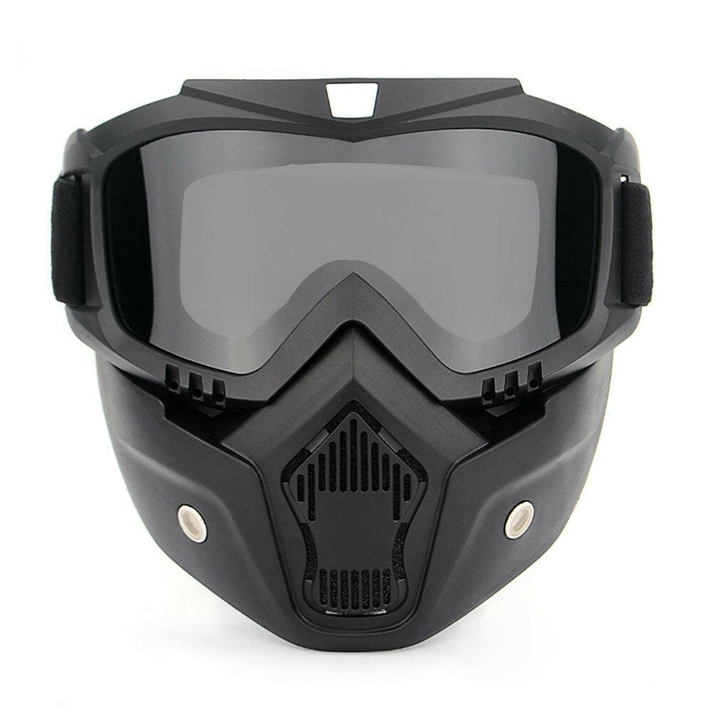 Motorcycling Goggles UVA400 Protection Winter Skiing Goggle Riding Skating Sports Goggle with Detachable Mask