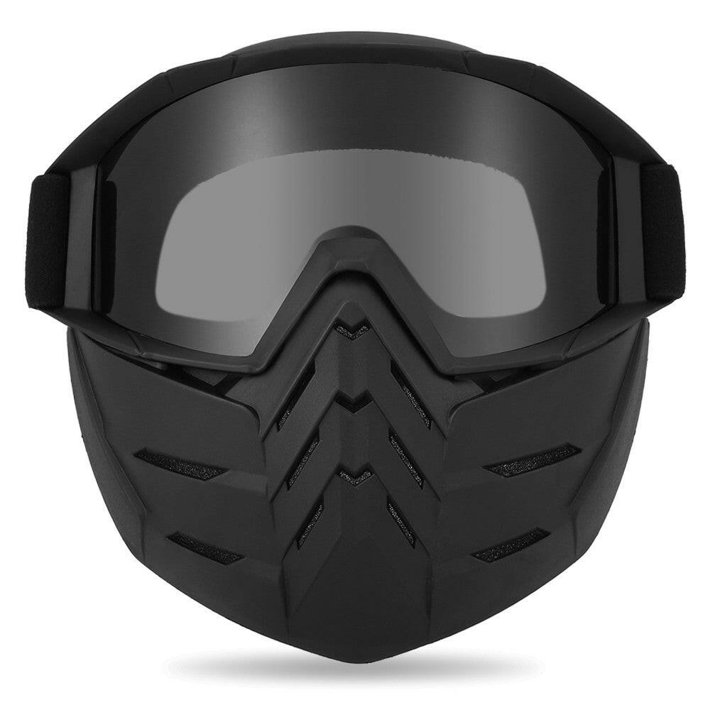 Motorcycling Goggles UVA400 Protection Winter Skiing Goggle Riding Skating Sports Goggle with Detachable Mask-WAYBIKER