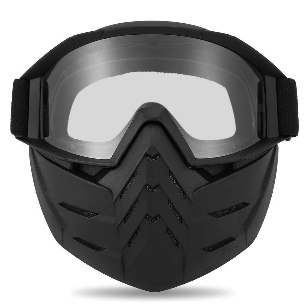 Motorcycling Goggles UVA400 Protection Winter Skiing Goggle Riding Skating Sports Goggle with Detachable Mask-WAYBIKER