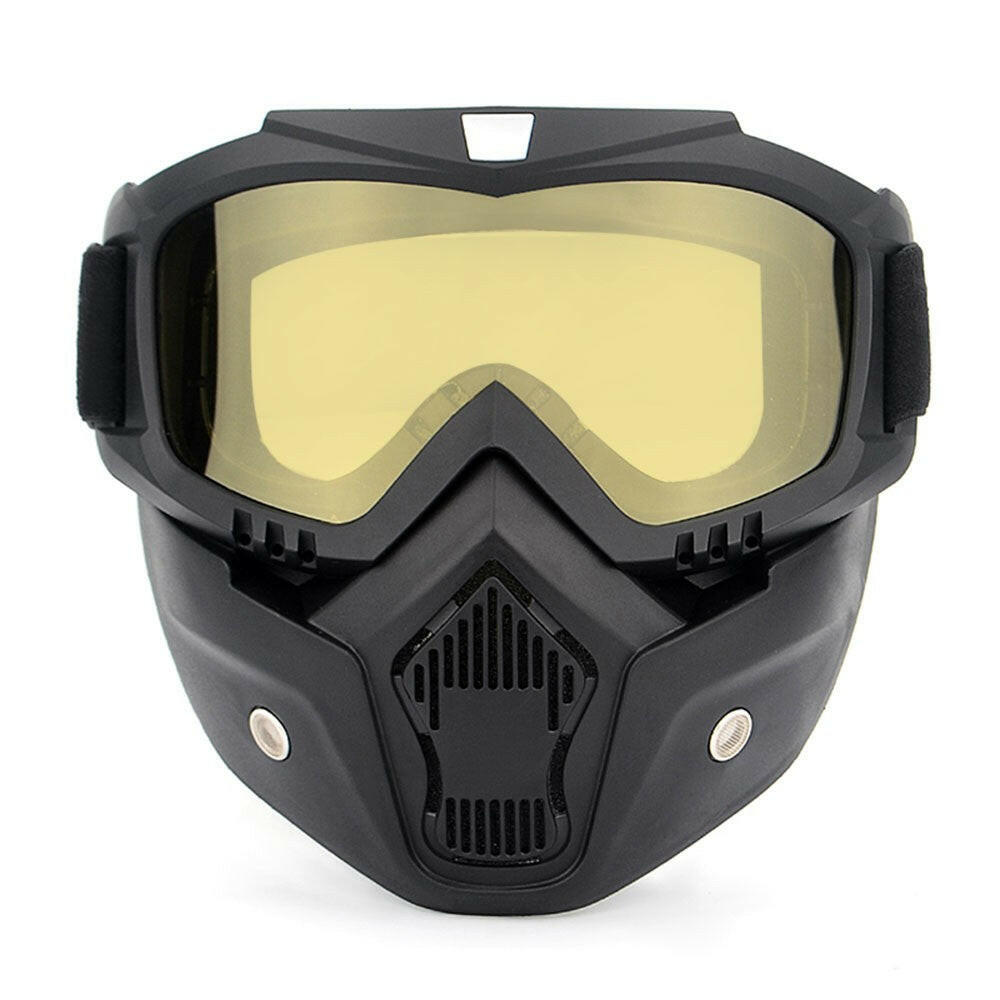 Motorcycling Goggles UVA400 Protection Winter Skiing Goggle Riding Skating Sports Goggle with Detachable Mask