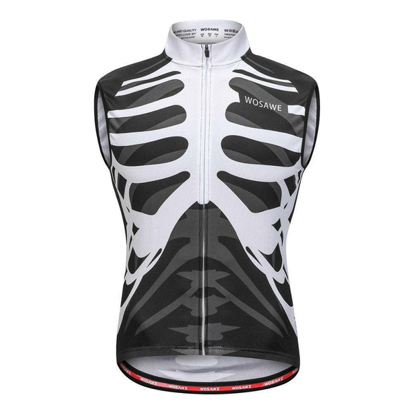 Wosawe Sleeveless Cycling Vest Jersey Breathable MTB Bike Riding Top Sports Jacket for Men and Women